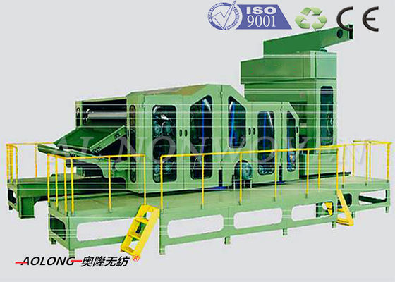 China Tapijt/Geotextiles Niet-geweven Kaardende Machinecapaciteits300kg/h Ce/ISO9001 leverancier